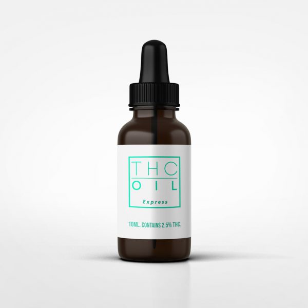 Premium THC Oil - 10 milliliters, 2.5% THC